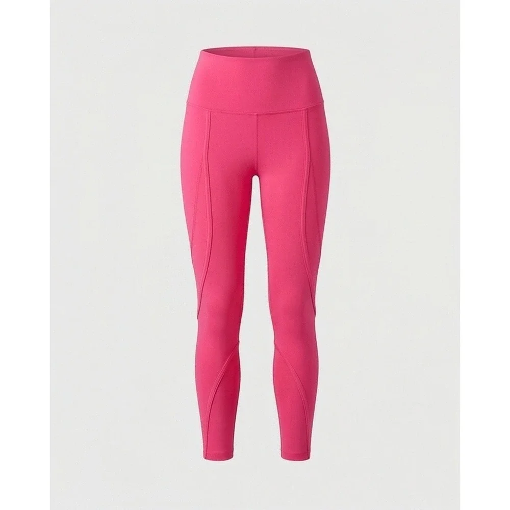 Nike One Womens S High Rise 7/8 Training Leggings Red/Pink NWT RV $70